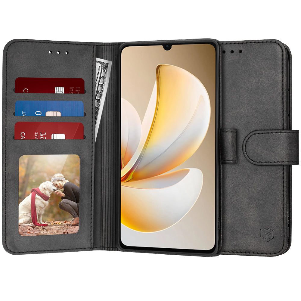 Futrola za Realme Note 70T, Techsuit, Diary Book, Crna