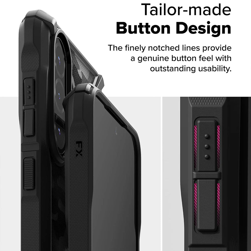 Futrola za Samsung Galaxy A56 A566 / A36 A366, Ringke, Fusion X Camo, Crna