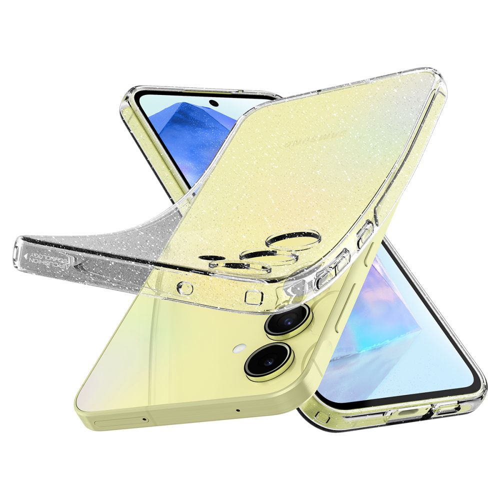 Futrola za Samsung Galaxy A55 5G A556, Spigen, Liquid Crystal Glitter, Providna ACS07538