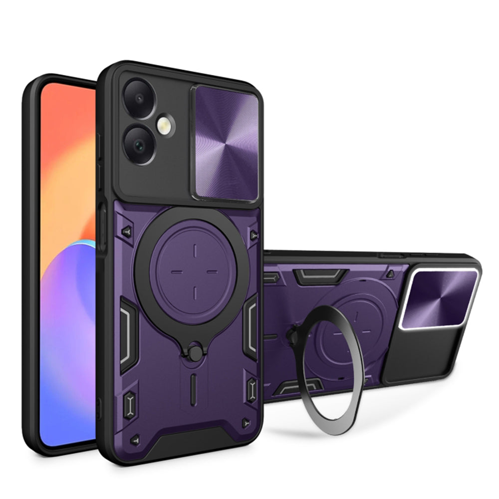 Futrola za Samsung Galaxy A06 A065, Techsuit, CamGuard Pro, Ljubičasta