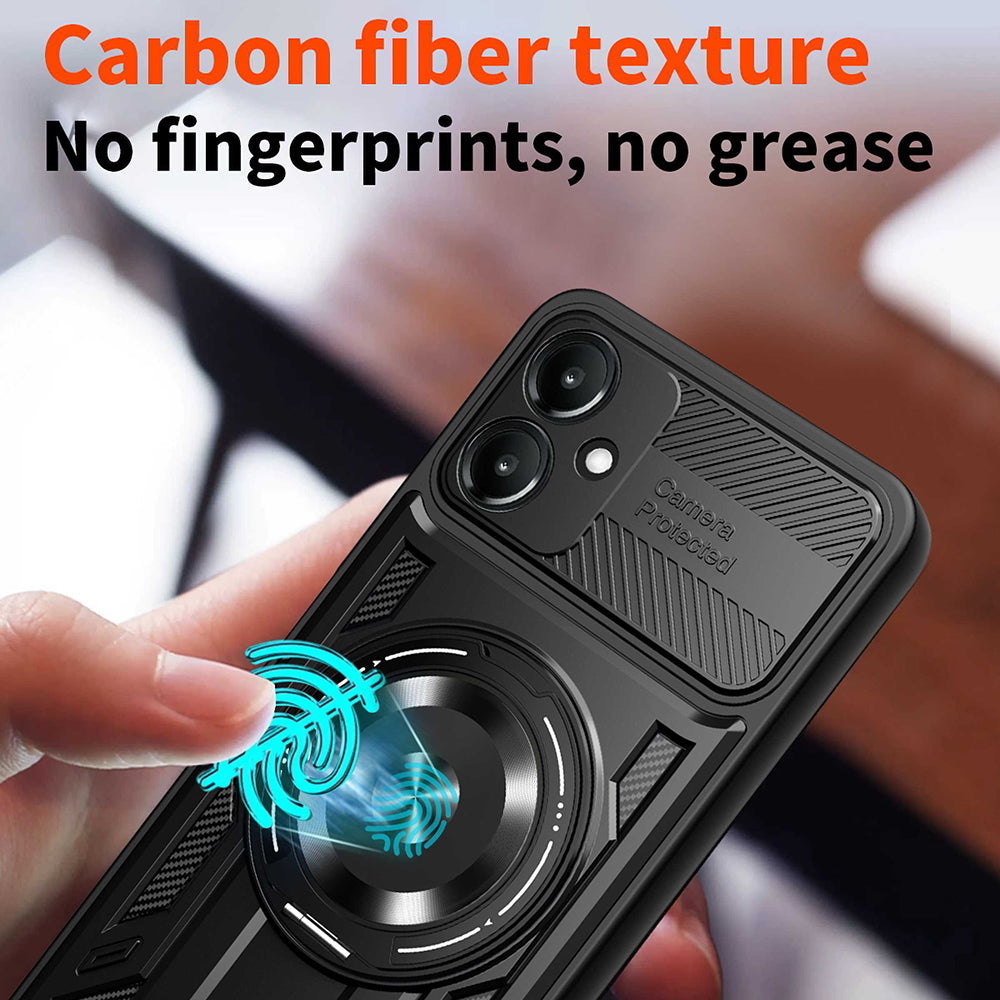 Futrola za Samsung Galaxy A06 A065, Techsuit, RuggedCam, Ljubičasta