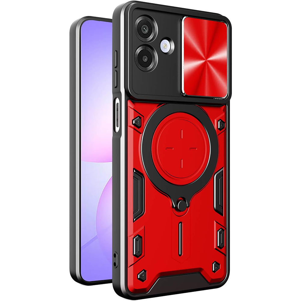 Futrola za Samsung Galaxy A07 4G A075, Techsuit, CamGuard Pro, Crvena