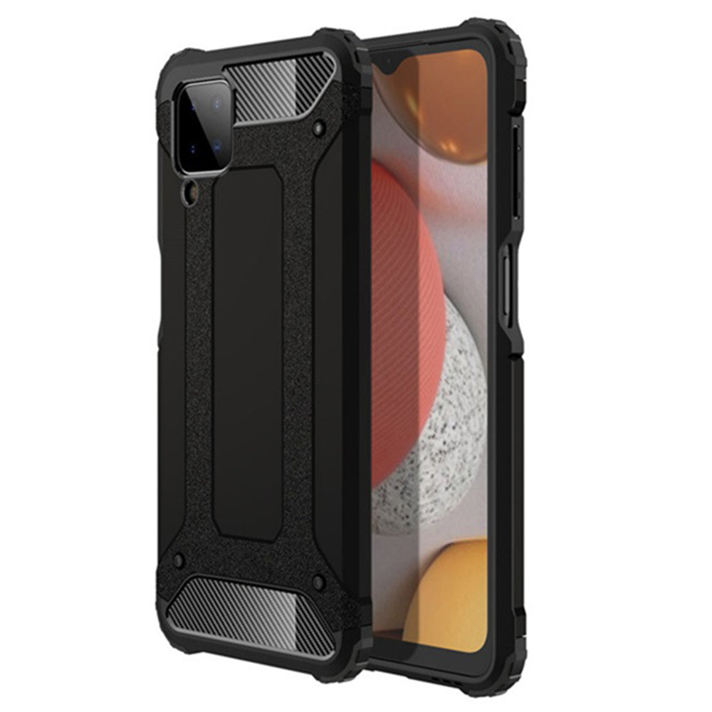 Futrola za Samsung Galaxy A12 Nacho A127 / A12 A125, Techsuit, Hybrid Armor, Crna