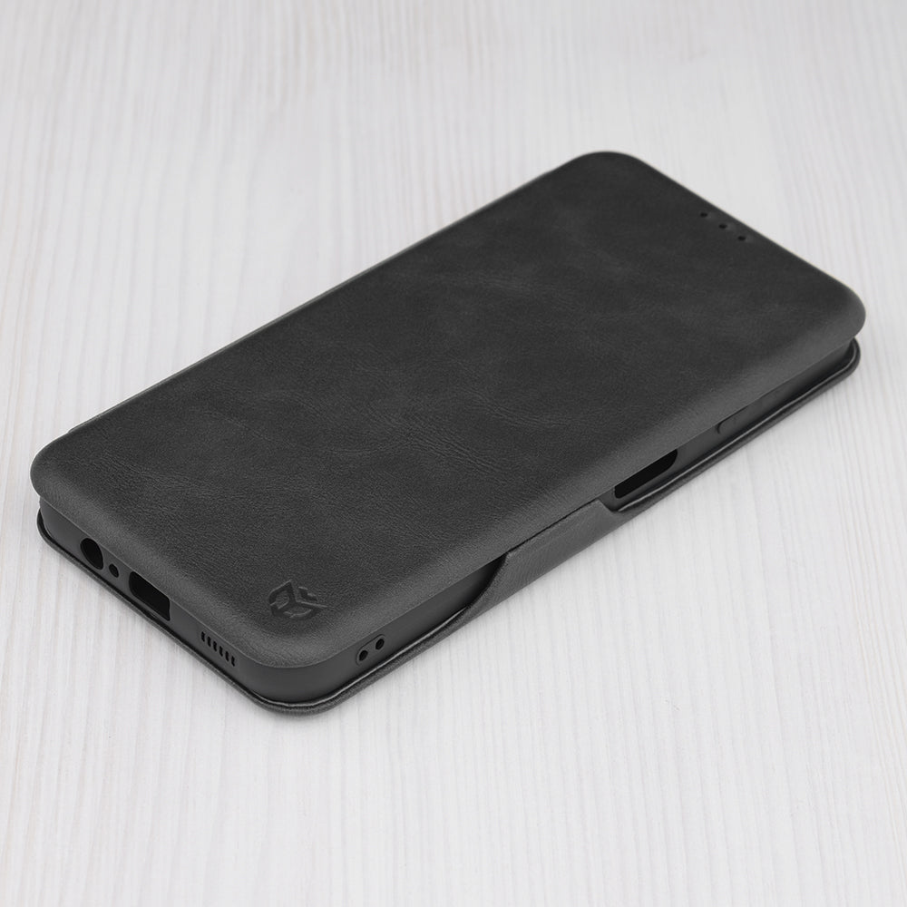 Futrola za Samsung Galaxy A14 A145 / A14 5G A146, Techsuit, Safe Wallet Plus, Crna