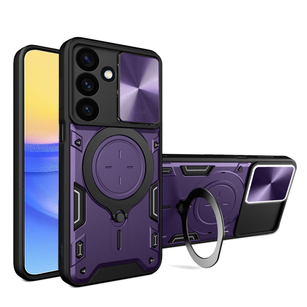Futrola za Samsung Galaxy A16 5G A166 / A16 4G A165, Techsuit, CamGuard Pro, Ljubičasta
