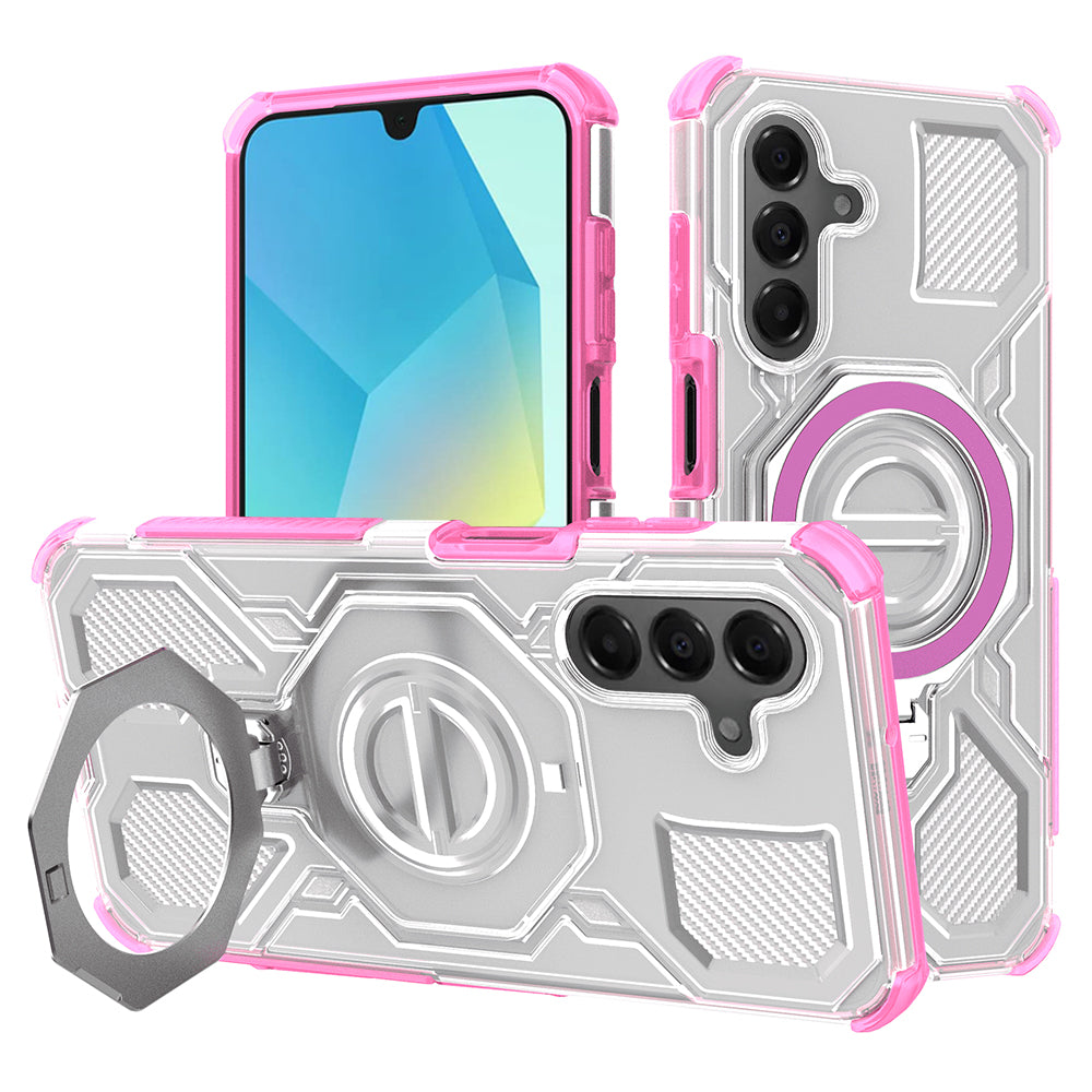 Futrola za Samsung Galaxy A16 5G A166 / A16 4G A165, Techsuit, Carbon Shield Pro, Roze