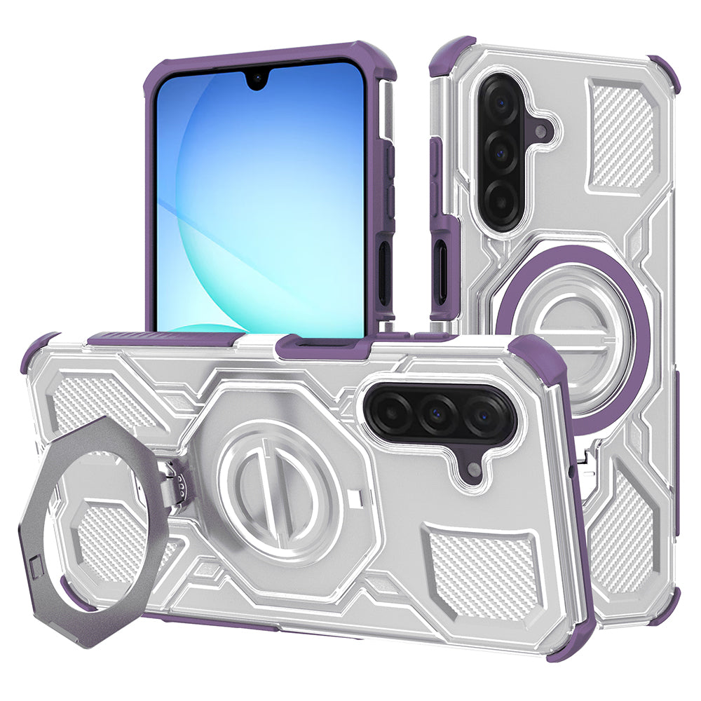 Futrola za Samsung Galaxy A17 4G / A17 5G, Techsuit, Carbon Shield Pro, Ljubičasta