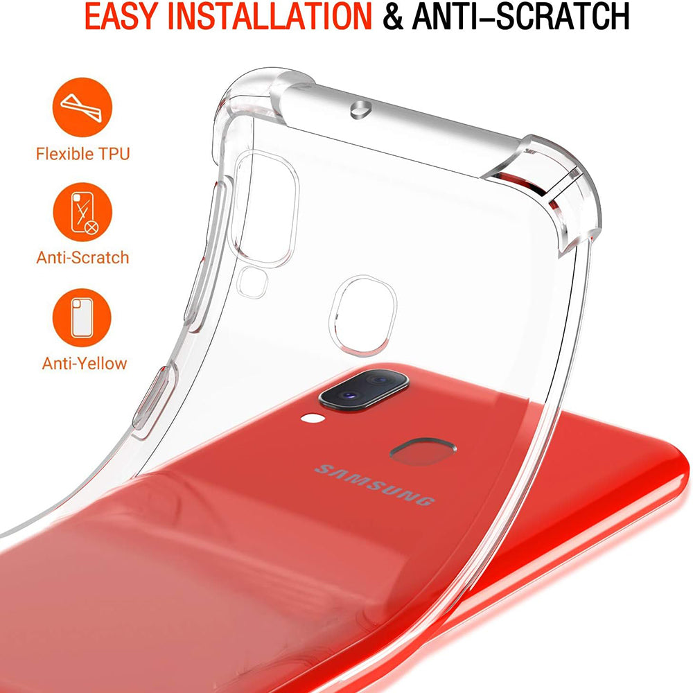 Futrola za Samsung Galaxy A20e A202, Techsuit, Shockproof Clear, Providna