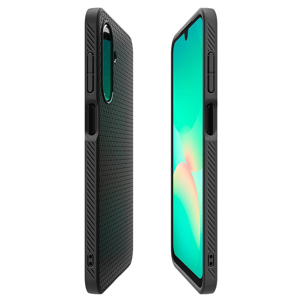 Futrola za Samsung Galaxy A26 A266, Spigen, Liquid Air, Mat Crna ACS09290