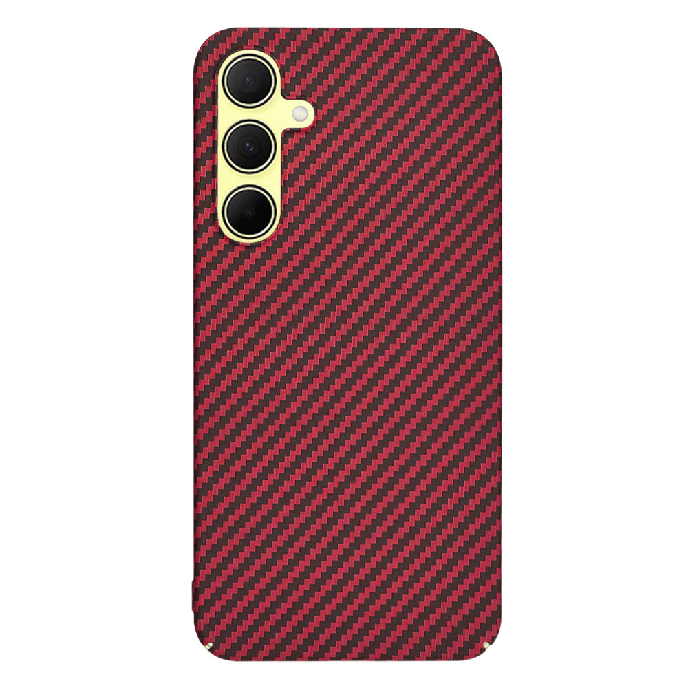 Futrola za Samsung Galaxy A35 5G A356, Techsuit, Carbonite FiberShell, Crvena
