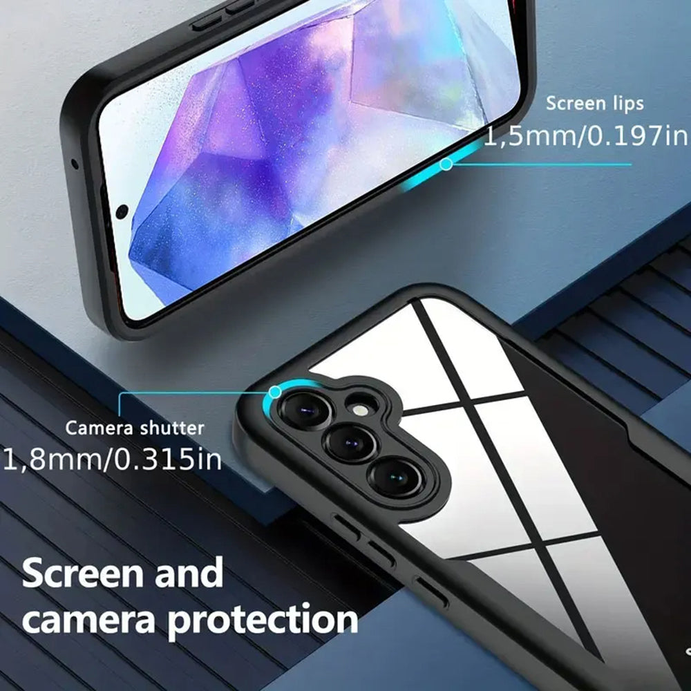 Futrola za Samsung Galaxy A35 5G A356, Techsuit, ColorVerse 360, Crna