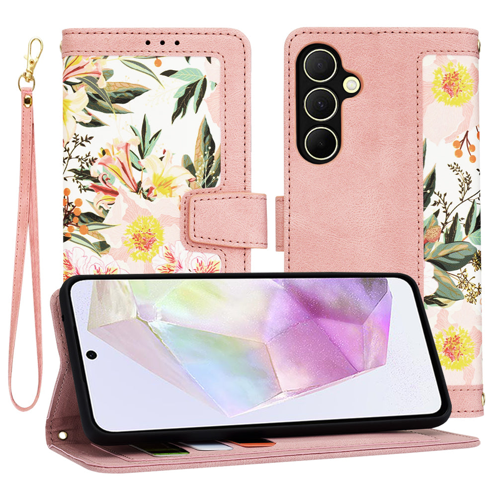 Futrola za Samsung Galaxy A35 5G A356, Techsuit, FlipCraft, Roze