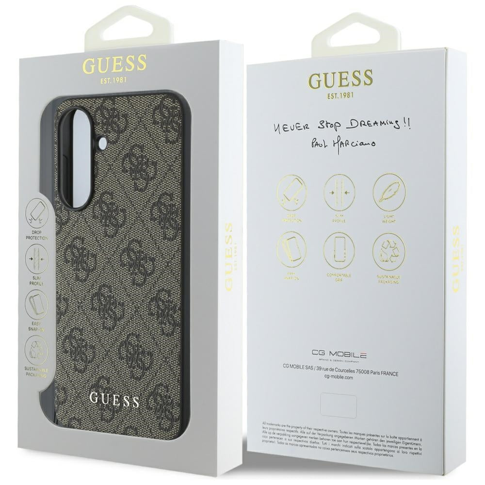 Futrola za Samsung Galaxy A36 A366, Guess, 4G Charm, Braon