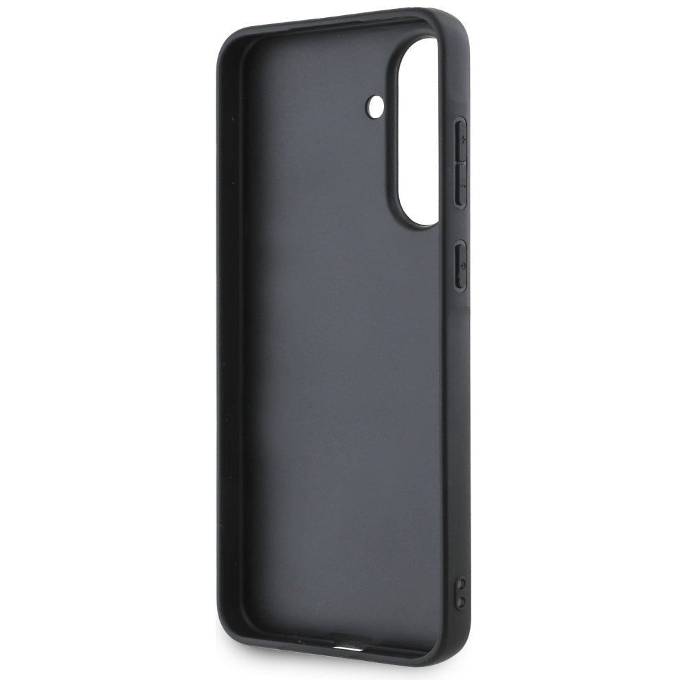 Futrola za Samsung Galaxy A36 A366, Karl Lagerfeld, Saffiano Karl & Choupette Metal, Crna