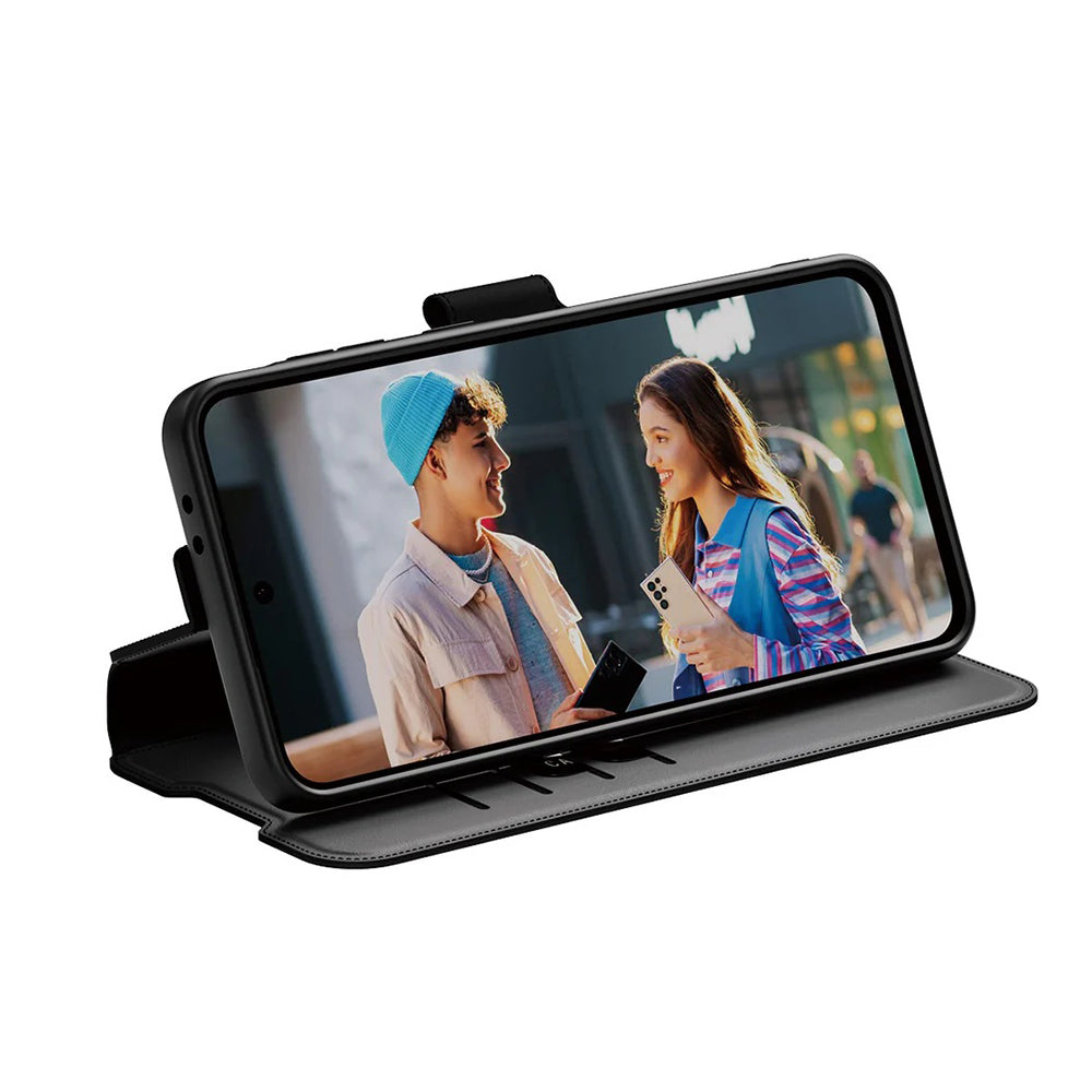 Futrola za Samsung Galaxy A36 A366, PanzerGlass, Care Feature Kickstand Wallet, Crna