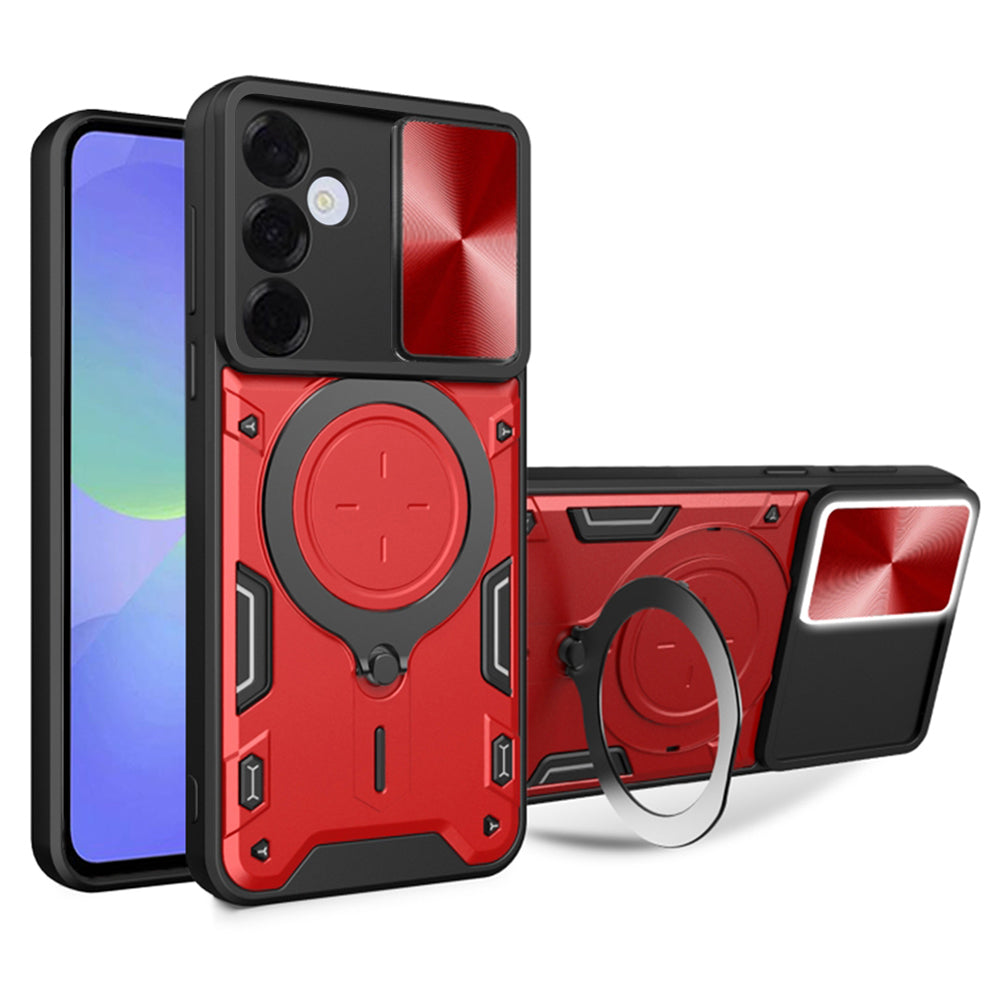 Futrola za Samsung Galaxy A37 5G, Techsuit, CamGuard Pro, Crvena