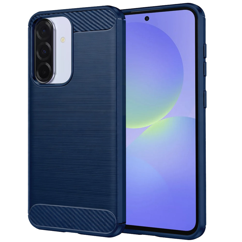 Futrola za Samsung Galaxy A37 5G, Techsuit, Karbon, Plava