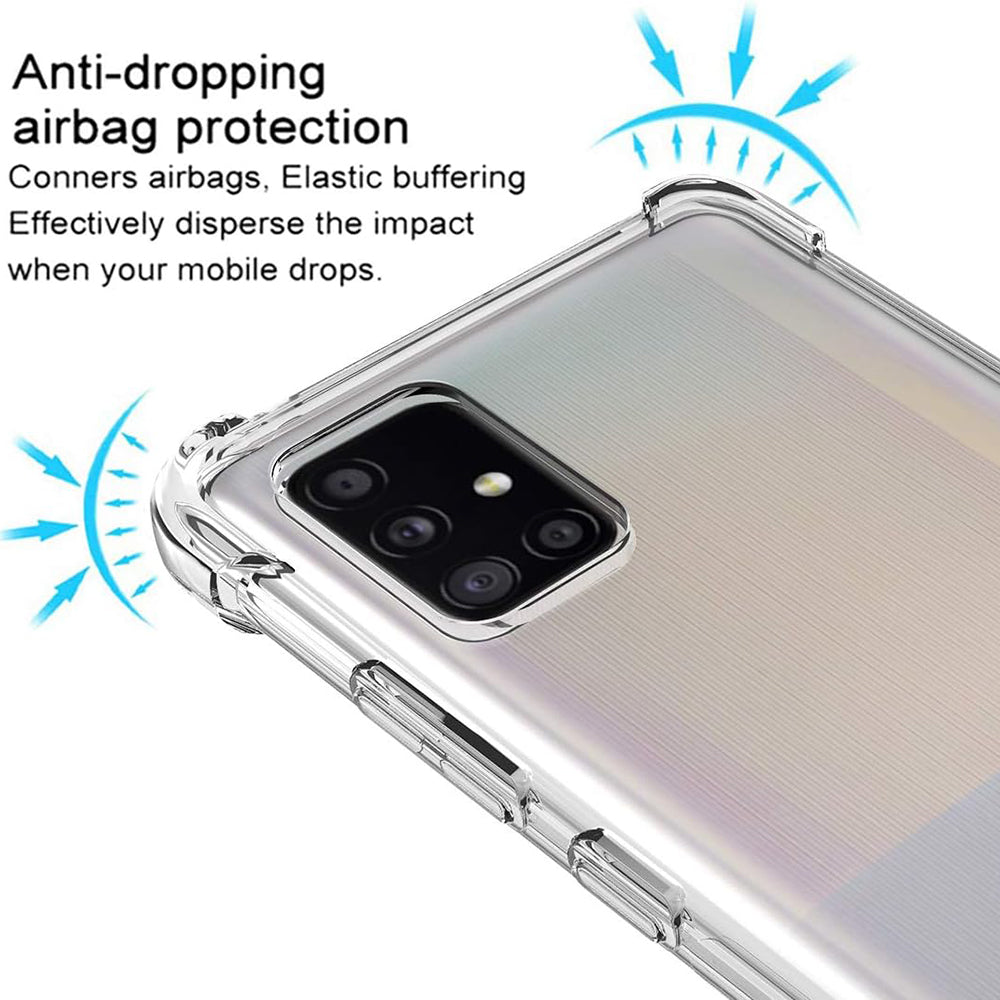 Futrola za Samsung Galaxy A51 A515, Techsuit, Shockproof Clear, Providna