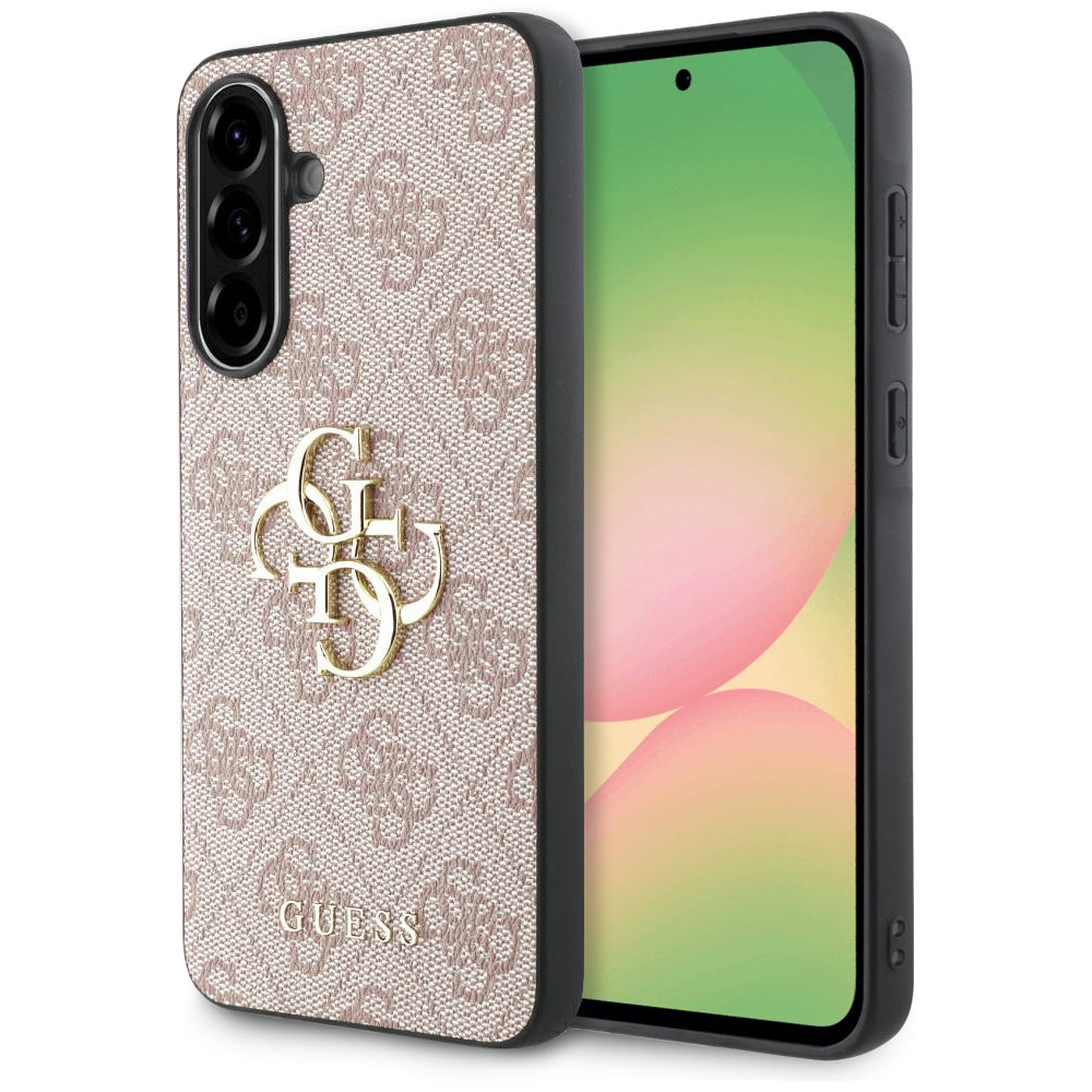 Futrola za Samsung Galaxy A56 A566, Guess, 4G Big Logo, Roze