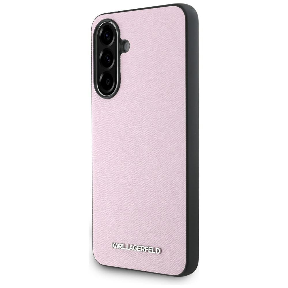Futrola za Samsung Galaxy A56 A566, Karl Lagerfeld, Saffiano Metal Logo, Roze