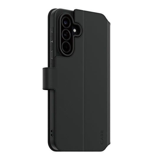Futrola za Samsung Galaxy A56 A566, PanzerGlass, Care Feature Kickstand Wallet, Crna