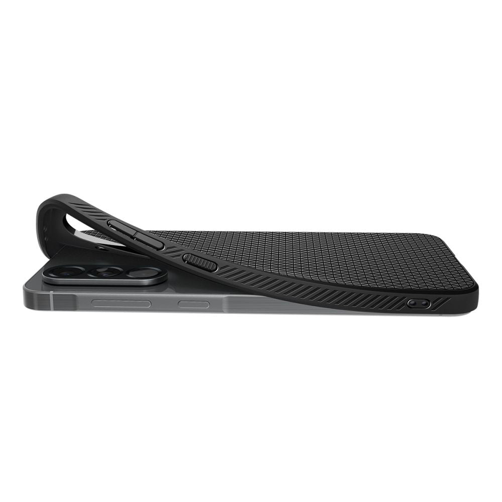 Futrola za Samsung Galaxy A56 A566, Spigen, Liquid Air, Mat Crna ACS09291