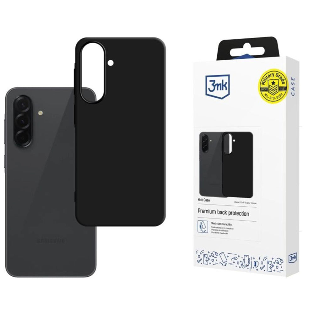 Futrola za Samsung Galaxy A57 5G, 3MK, Crna Mat