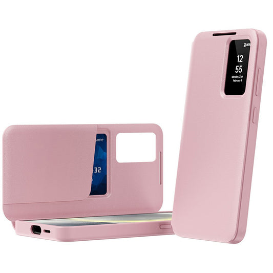 Futrola za Samsung Galaxy A57 5G, Techsuit, SmartView, Roze