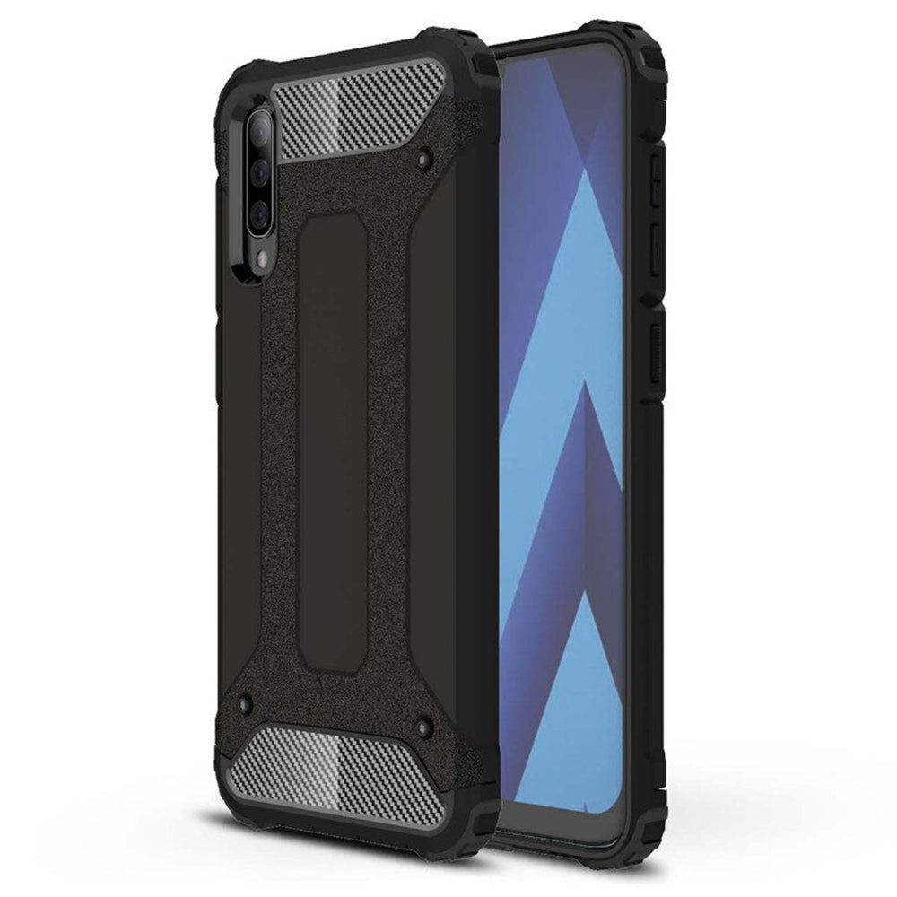 Futrola za Samsung Galaxy A70s A707 / A70 A705, Techsuit, Hybrid Armor, Crna