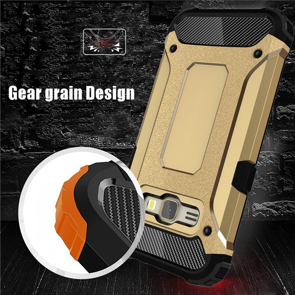 Futrola za Samsung Galaxy J5 J500, Techsuit, Hybrid Armor, Crna