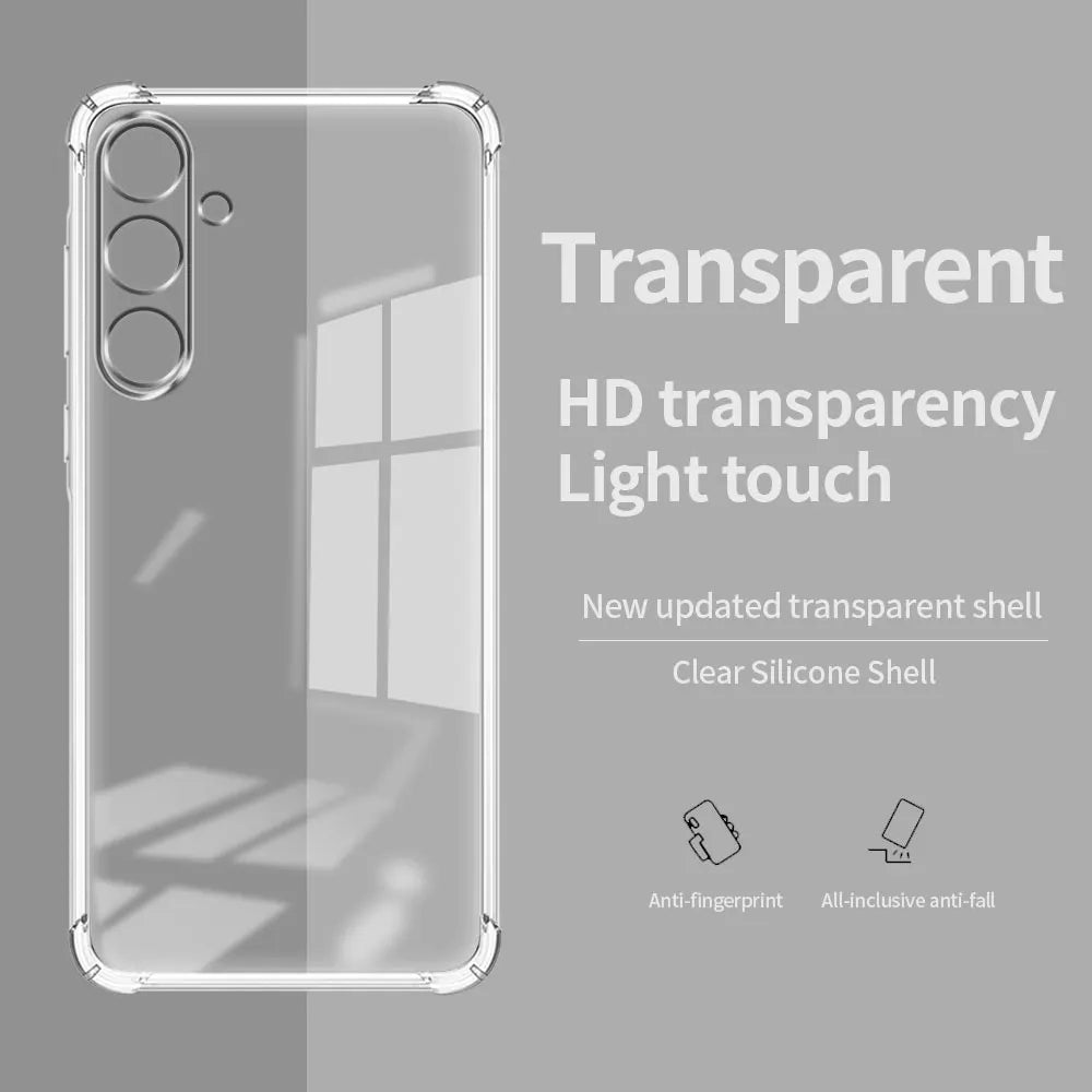Futrola za Samsung Galaxy M15, Techsuit, Shockproof Clear, Transparentna