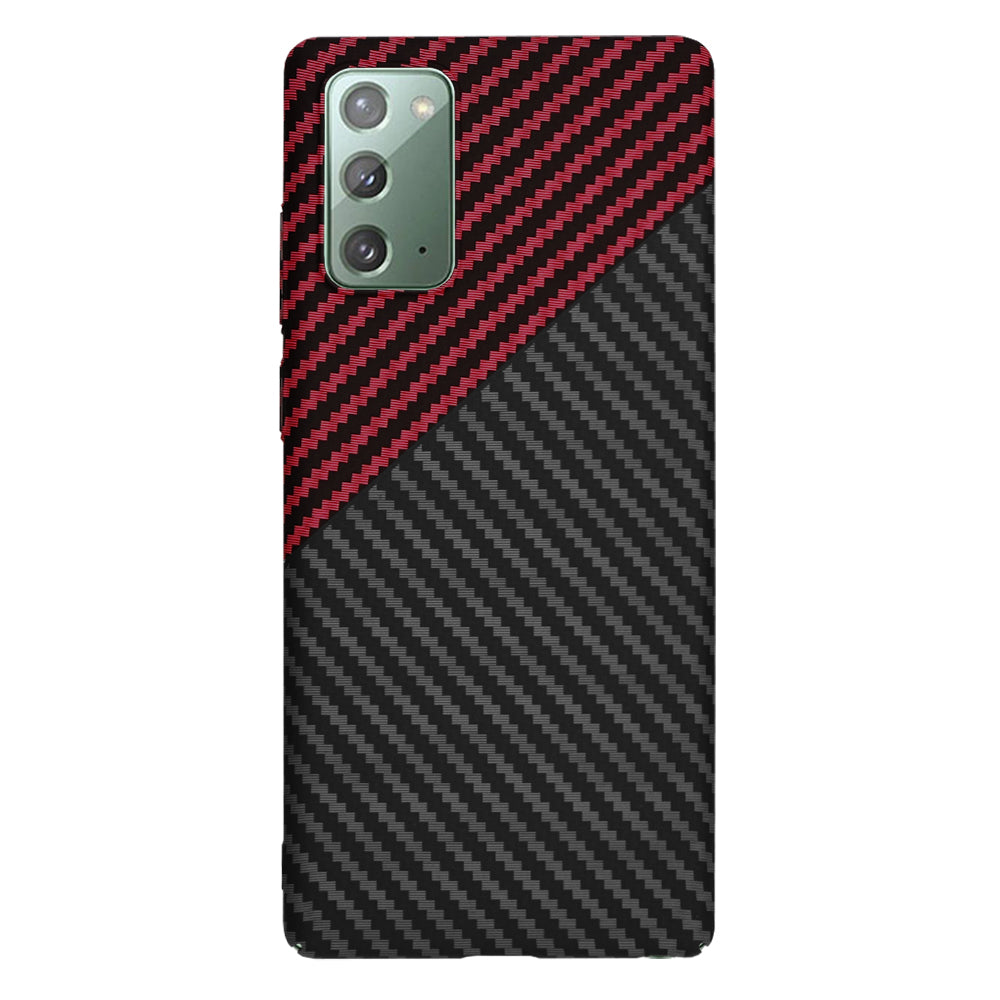 Futrola za Samsung Galaxy Note 20 5G N981 / Note 20 N980, Techsuit, Carbonite FiberShell, Crno Crvena