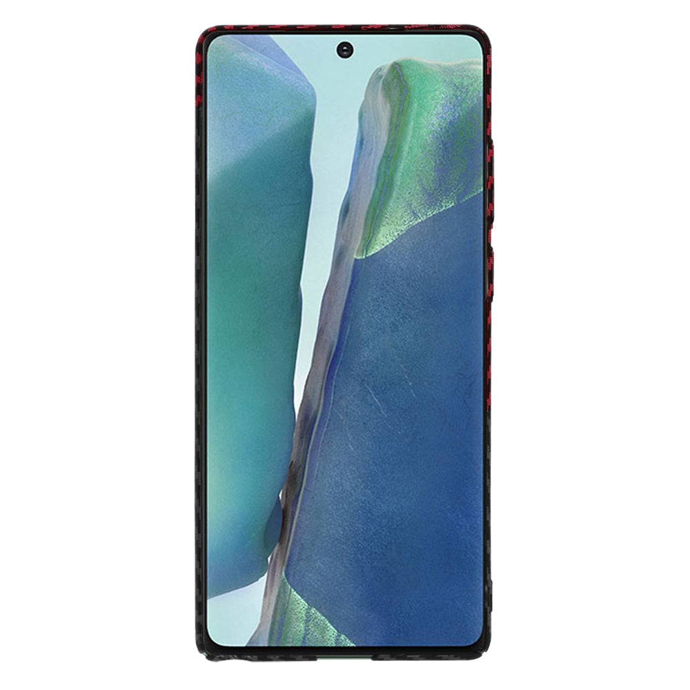 Futrola za Samsung Galaxy Note 20 5G N981 / Note 20 N980, Techsuit, Carbonite FiberShell, Crno Crvena
