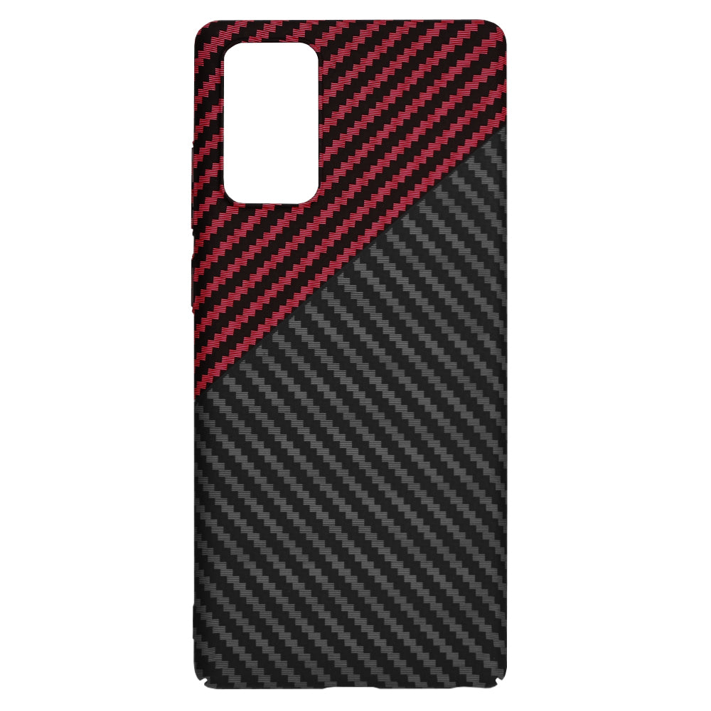 Futrola za Samsung Galaxy Note 20 5G N981 / Note 20 N980, Techsuit, Carbonite FiberShell, Crno Crvena