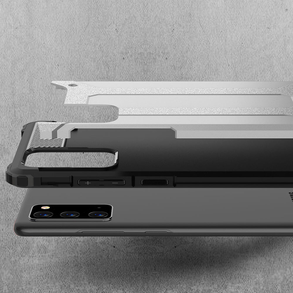 Futrola za Samsung Galaxy Note 20 5G N981 / Note 20 N980, Techsuit, Hybrid Armor, Crna