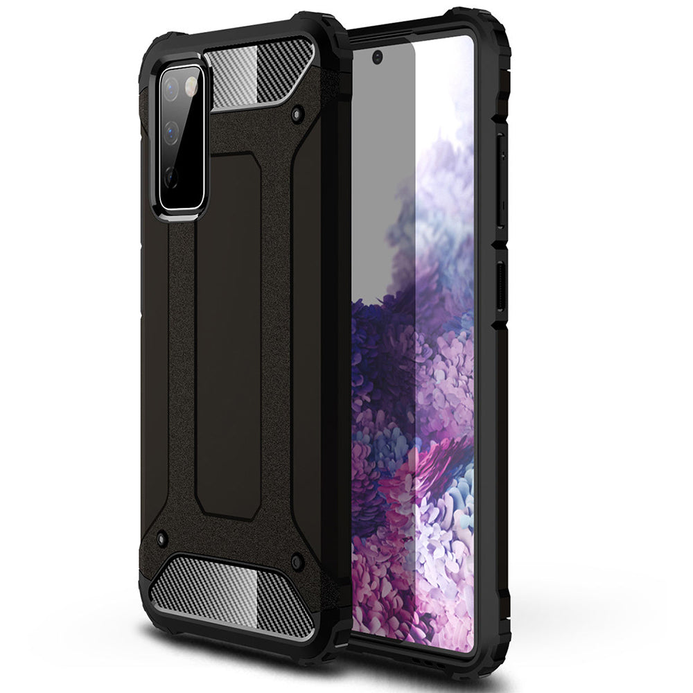 Futrola za Samsung Galaxy S20 FE 2022 G781 / S20 FE 5G G781 / S20 FE G780, Techsuit, Hybrid Armor, Crna