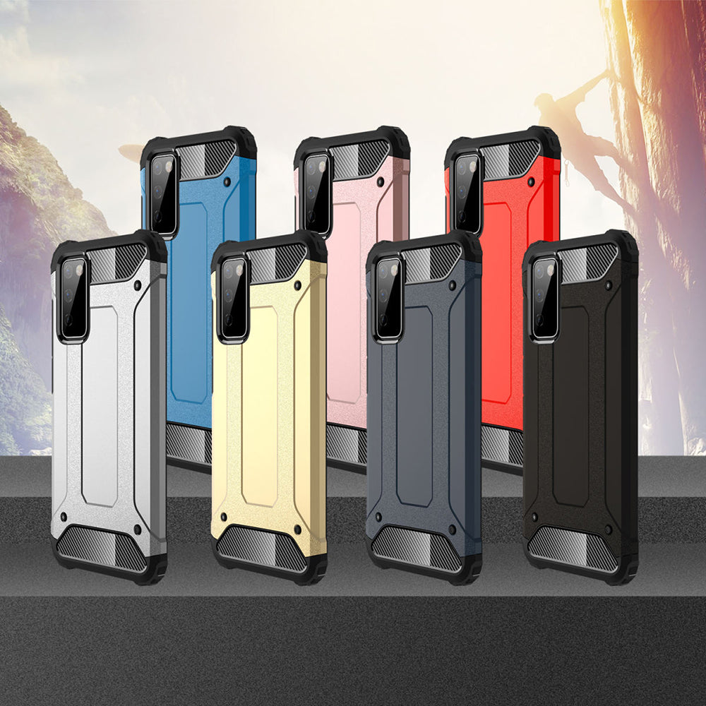 Futrola za Samsung Galaxy S20 FE 2022 G781 / S20 FE 5G G781 / S20 FE G780, Techsuit, Hybrid Armor, Crna