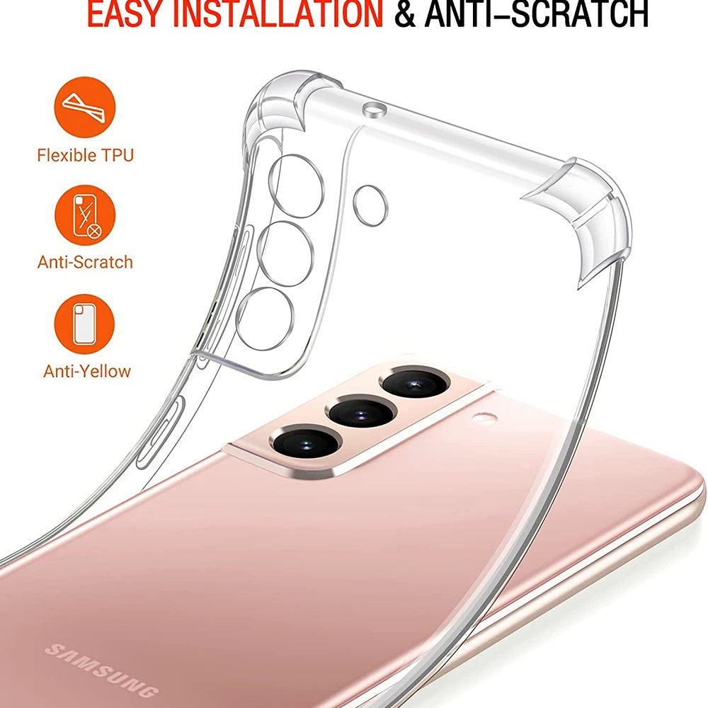 Futrola za Samsung Galaxy S21 FE 5G G990, Techsuit, Otporna na udarce, Providna