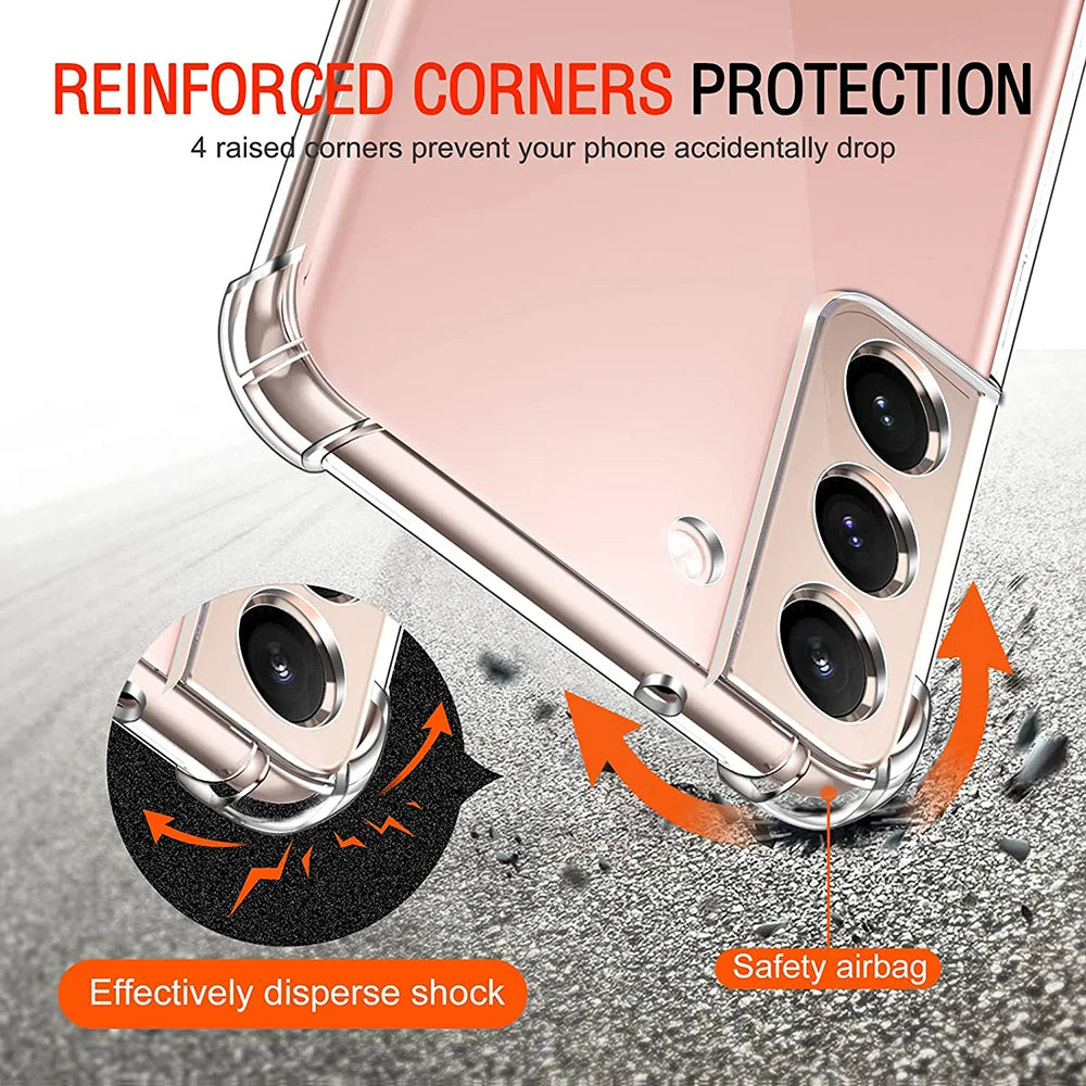 Futrola za Samsung Galaxy S21 FE 5G G990, Techsuit, Otporna na udarce, Providna
