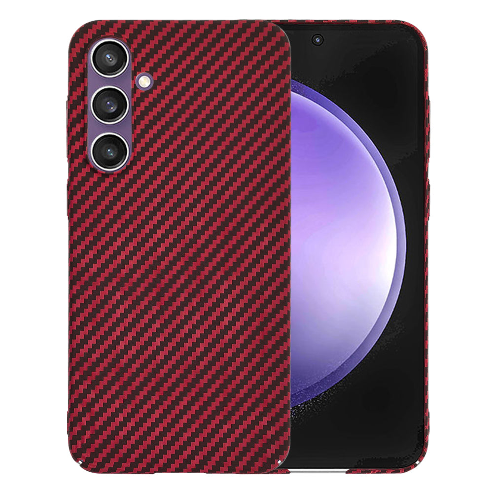 Futrola za Samsung Galaxy S23 FE S711, Techsuit, Carbonite FiberShell, Crvena