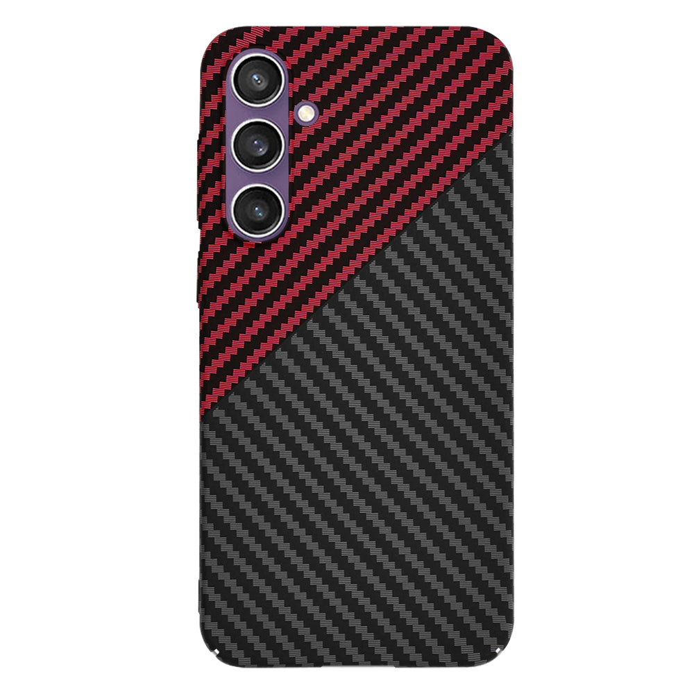 Futrola za Samsung Galaxy S23 FE S711, Techsuit, Carbonite FiberShell, Crno Crvena