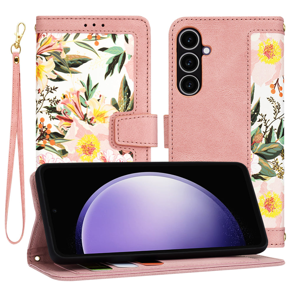 Futrola za Samsung Galaxy S23 FE S711, Techsuit, FlipCraft, Roze