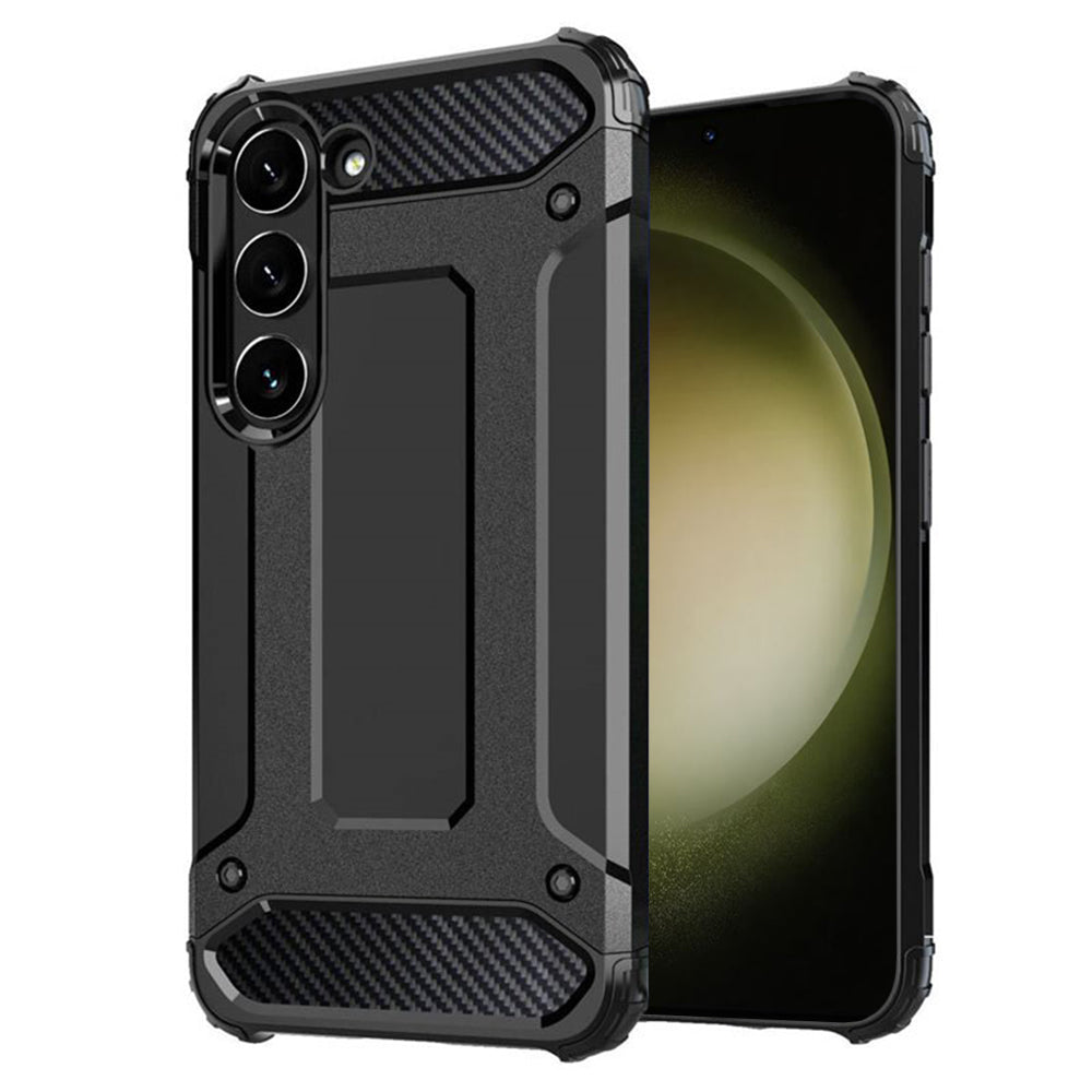 Futrola za Samsung Galaxy S23+ S916, Techsuit, Hybrid Armor, Crna