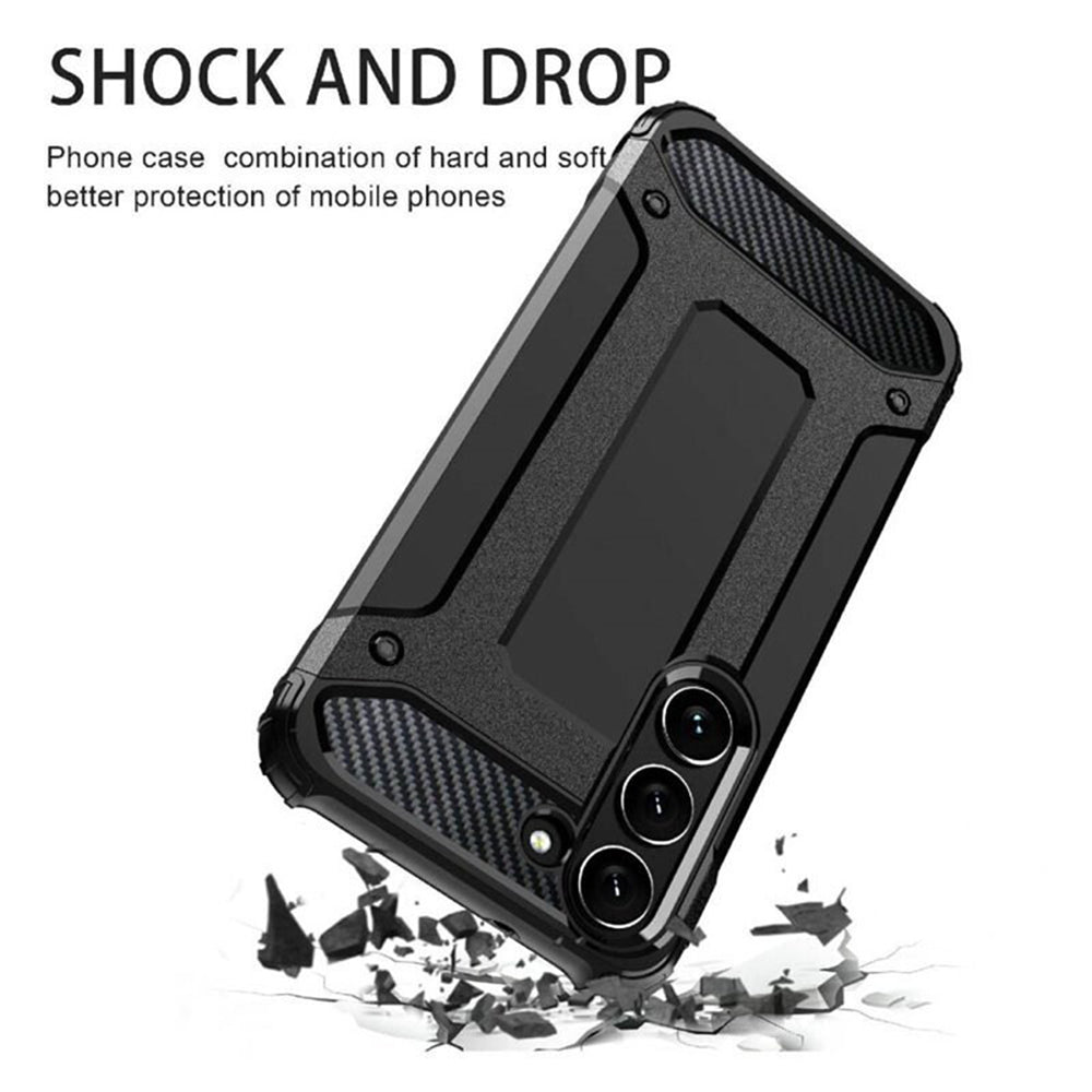 Futrola za Samsung Galaxy S23+ S916, Techsuit, Hybrid Armor, Crna