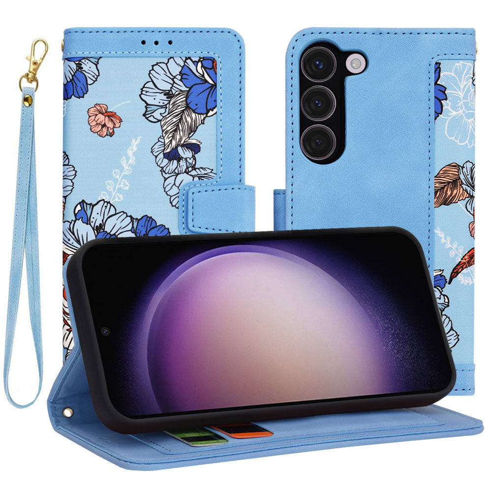Futrola za Samsung Galaxy S23 S911, Techsuit, FlipCraft, Plava