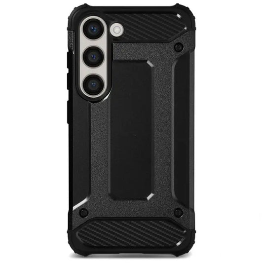 Futrola za Samsung Galaxy S23 S911, Techsuit, Hybrid Armor, Crna