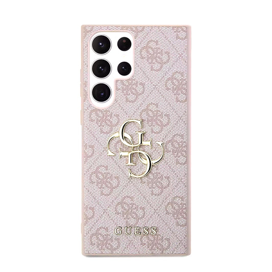 Futrola za Samsung Galaxy S23 Ultra S918, Guess, 4G Big Logo, Roze