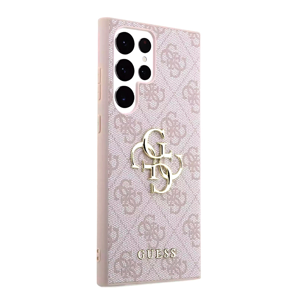 Futrola za Samsung Galaxy S23 Ultra S918, Guess, 4G Big Logo, Roze