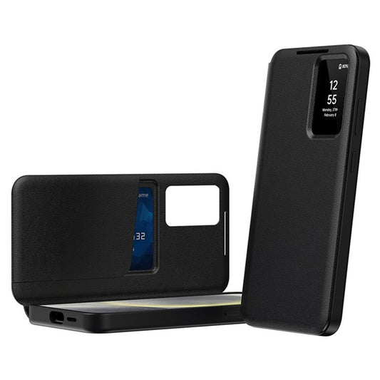 Futrola za Samsung Galaxy S23 Ultra S918, Techsuit, SmartView, Crna