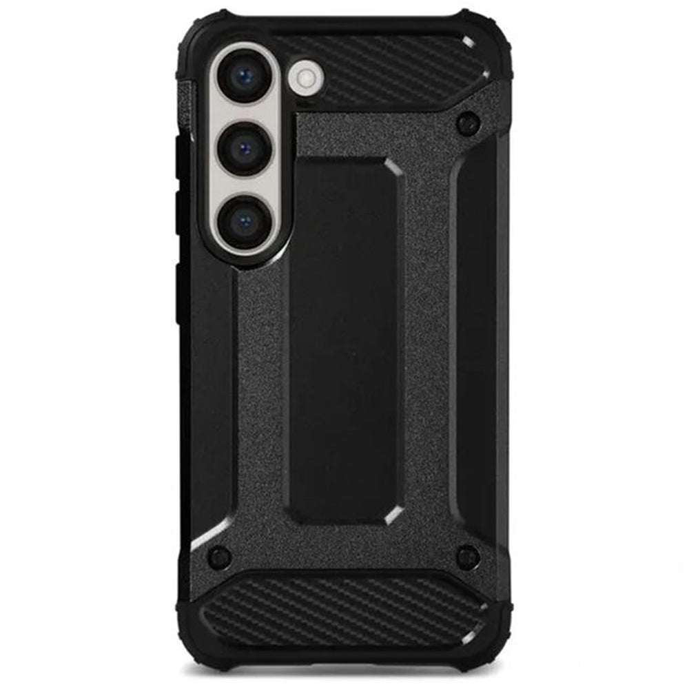 Futrola za Samsung Galaxy S24 FE S721, Techsuit, Hybrid Armor, Crna